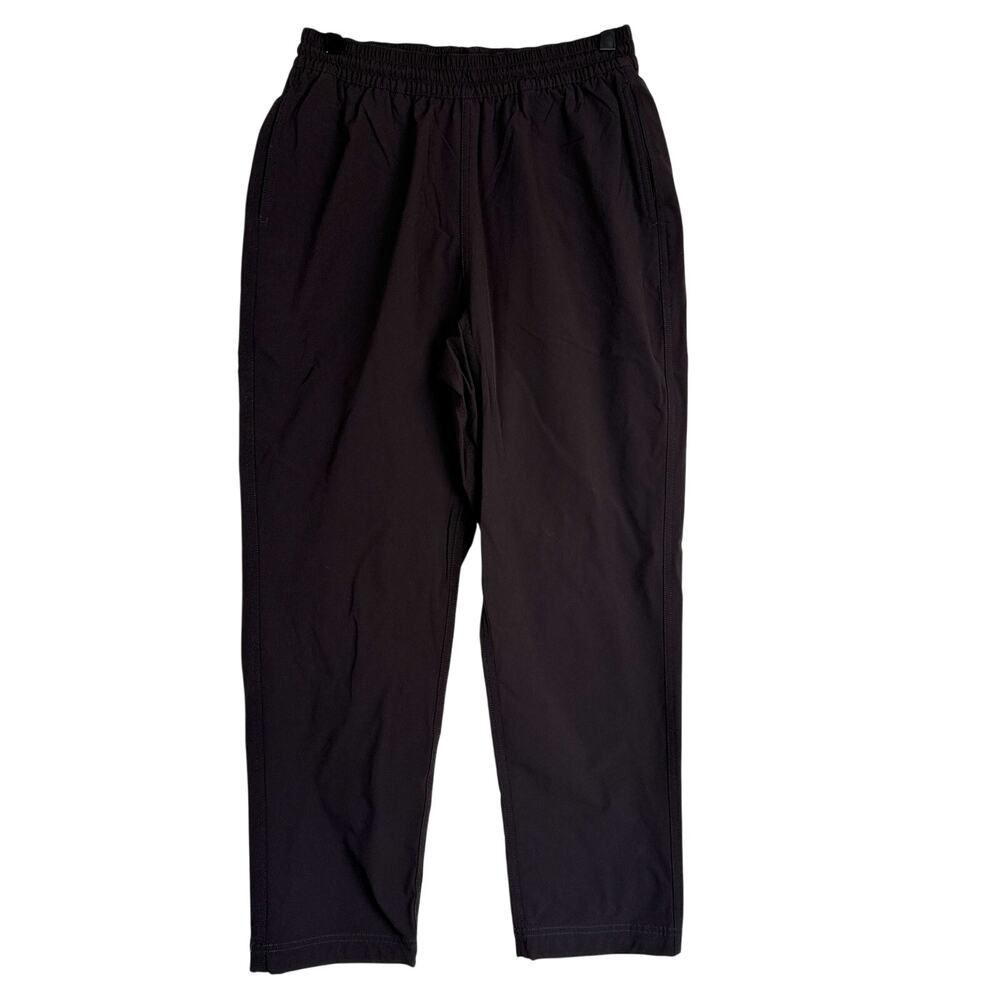 TOPO Designs Womens High Waist Tapered Leg Black Pants 27L Nylon - M